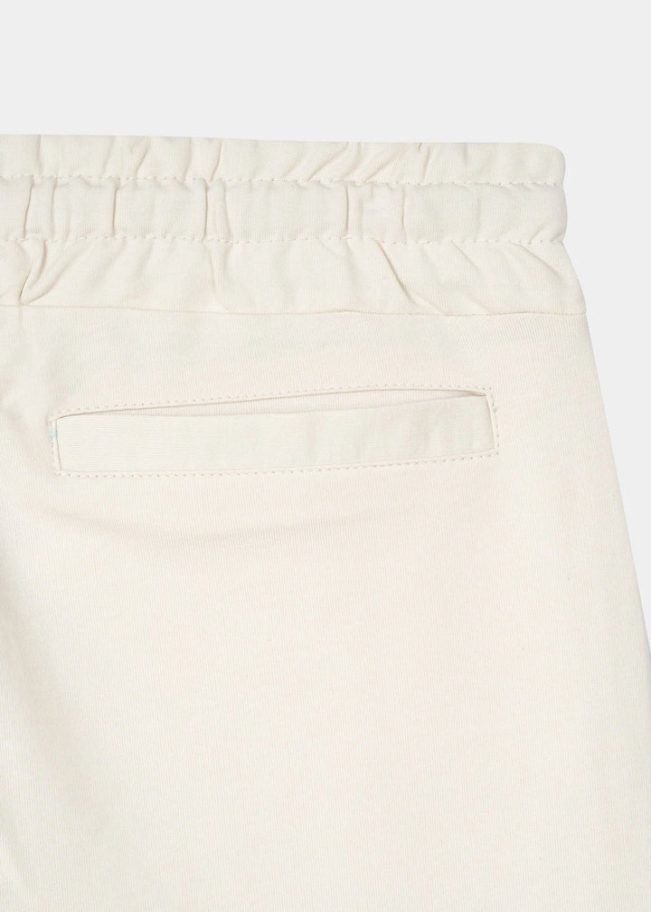 Bone Cream Stretch Cargo Shorts