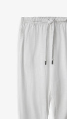 Men Light Grey Soft Cotton Jersey Trouser