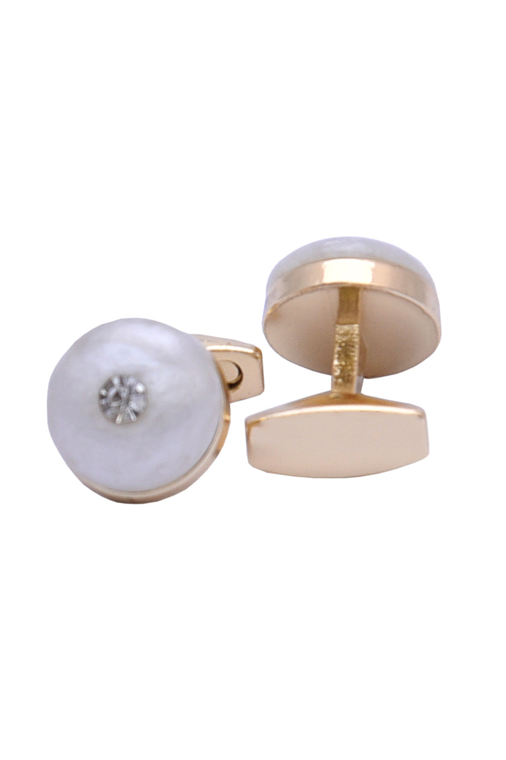 White Cufflink