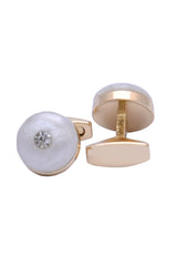 White Cufflink