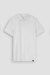 White Pique Polo Shirt