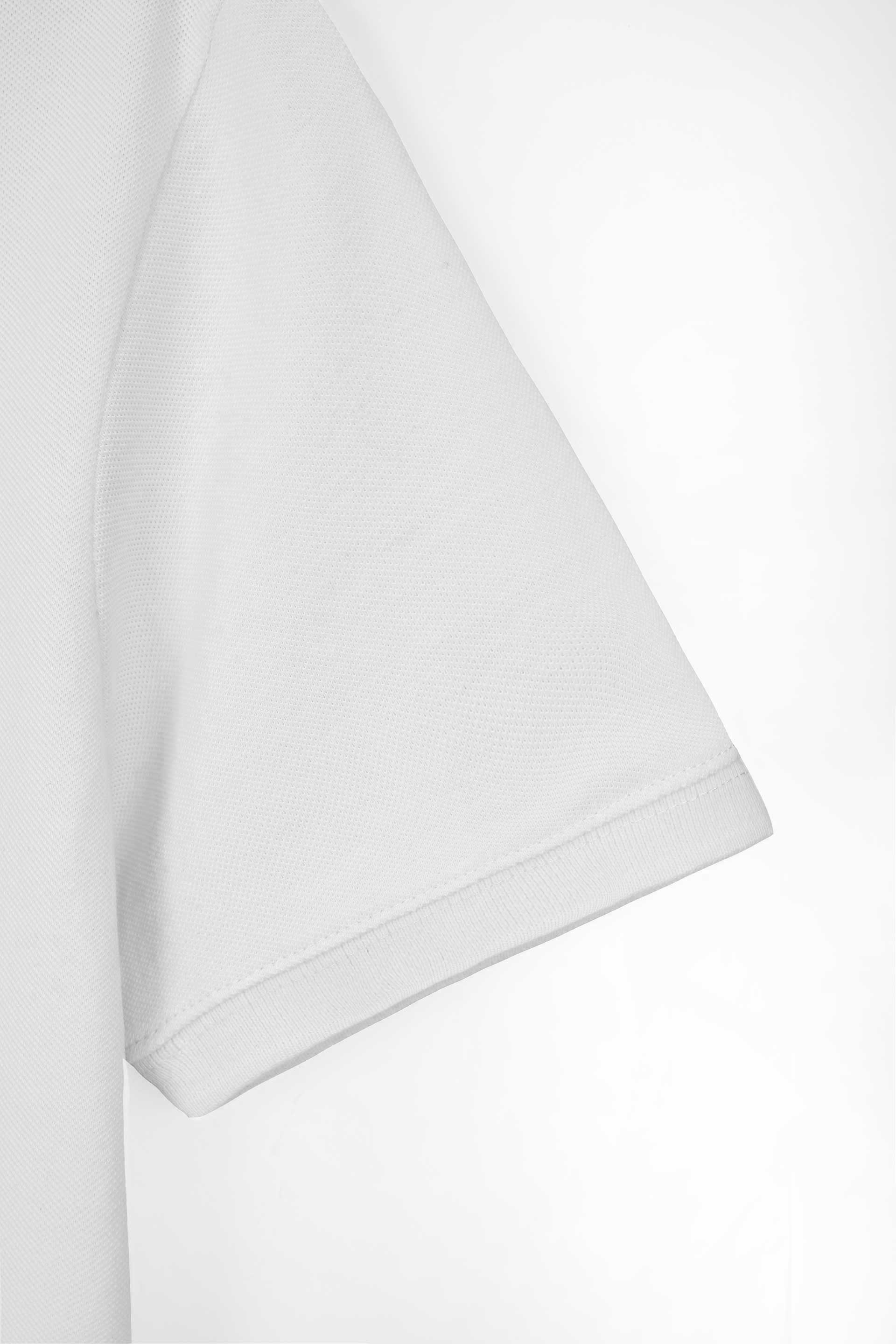 White Pique Polo Shirt