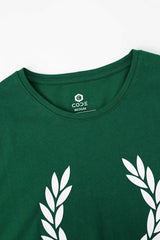 Dark Green Graphic T-Shirt