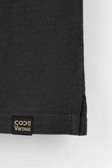 Charcoal Pique Polo Shirt