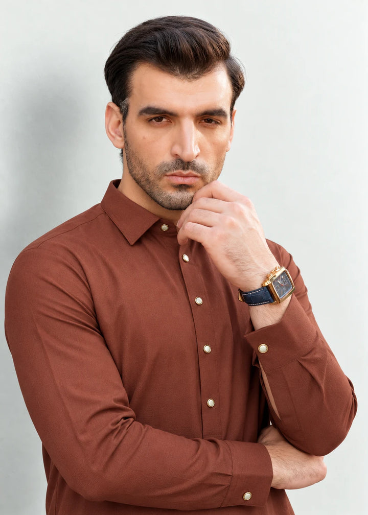Rustwood Heritage Wool Shalwar Kameez