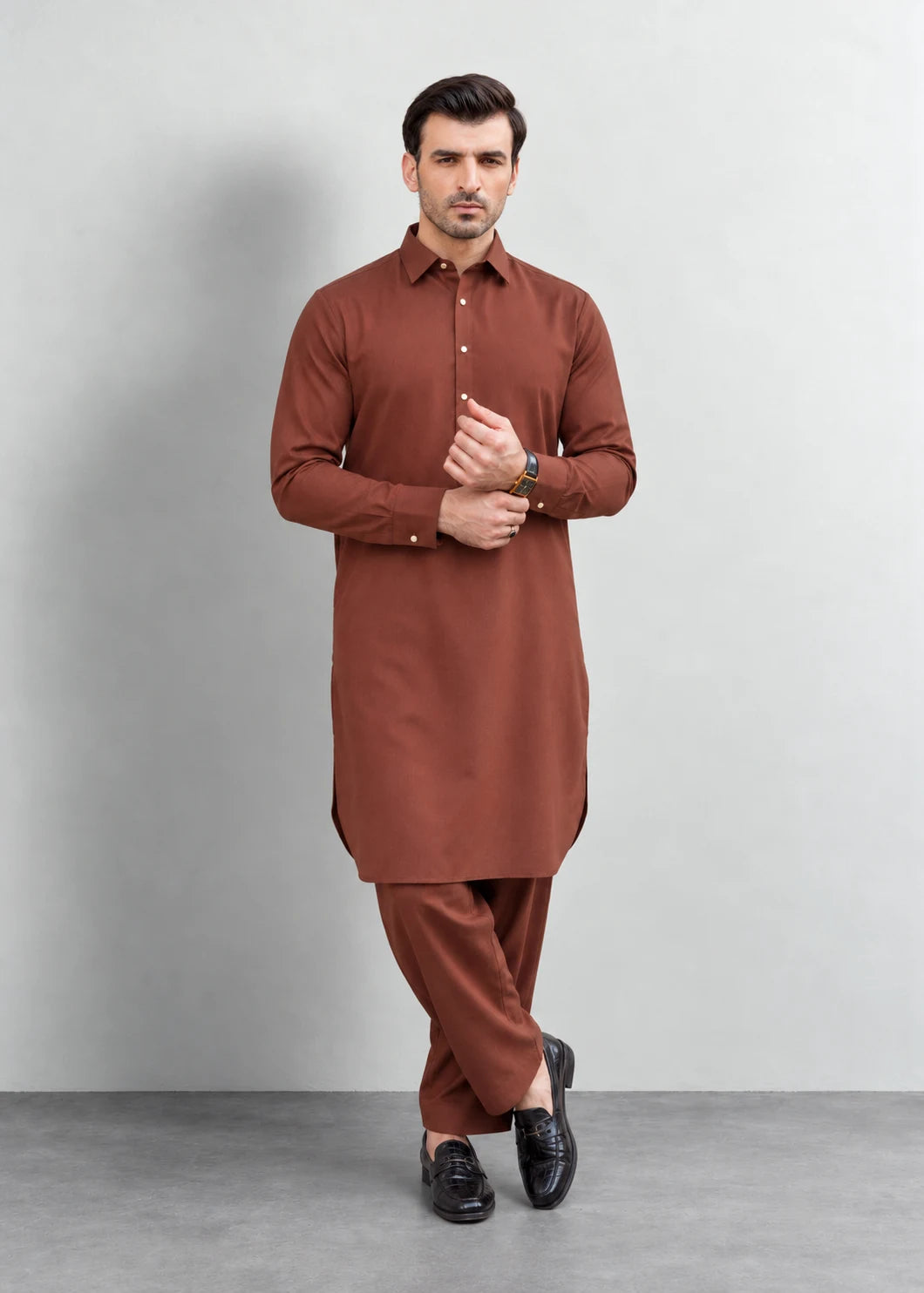 Rustwood Heritage Wool Shalwar Kameez