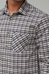 Check Black/ White Casual Shirt