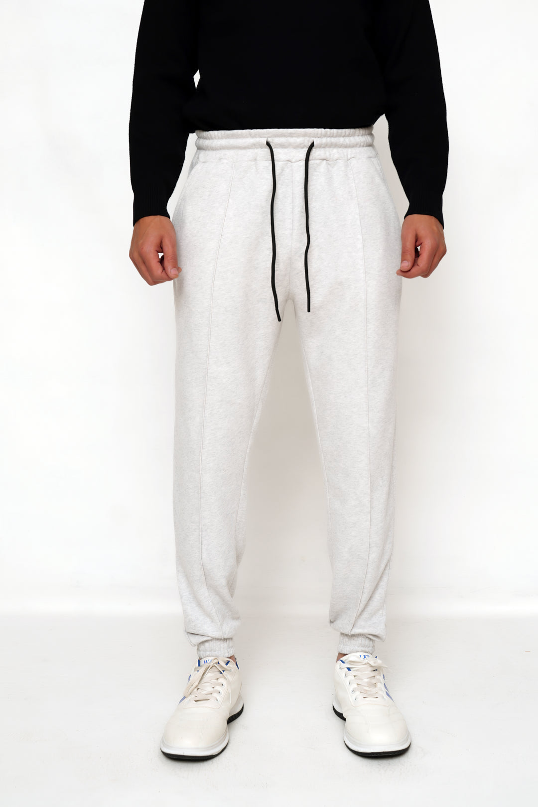 GRAY REGULAR FIT POWER JOGGER