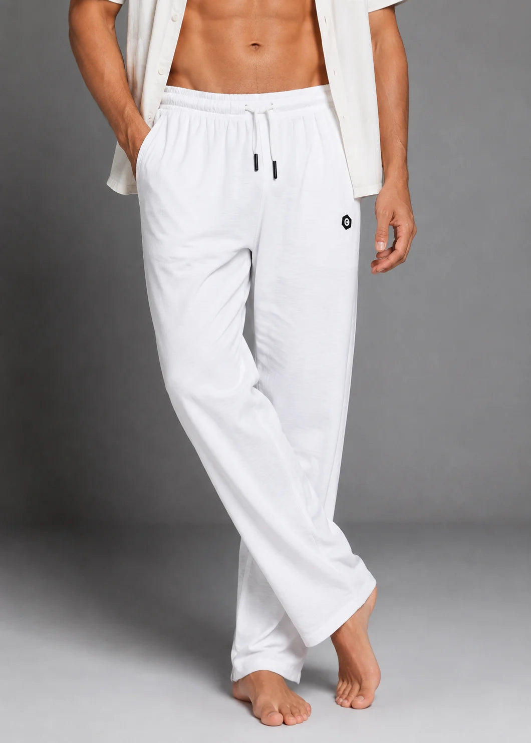 Everyday Comfort Loungewear Trouser — White