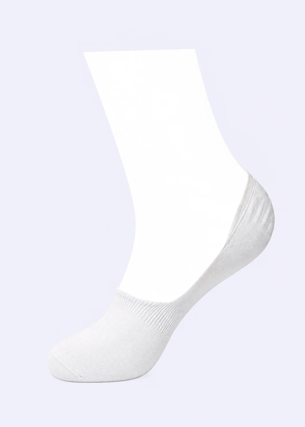 Core White Invisible Socks