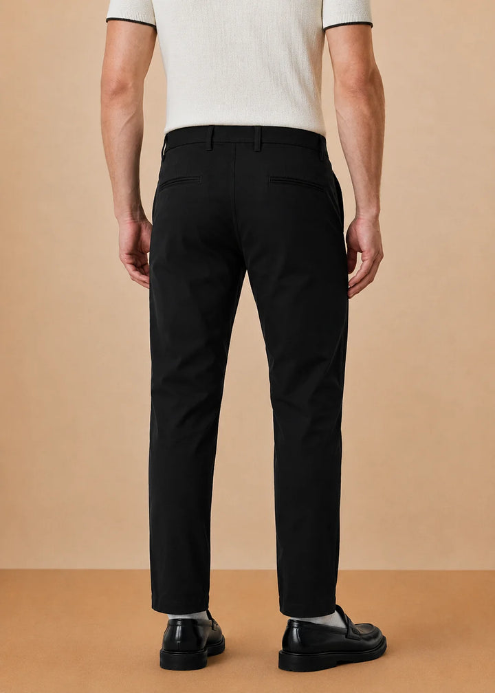 Black Stretch Chinos