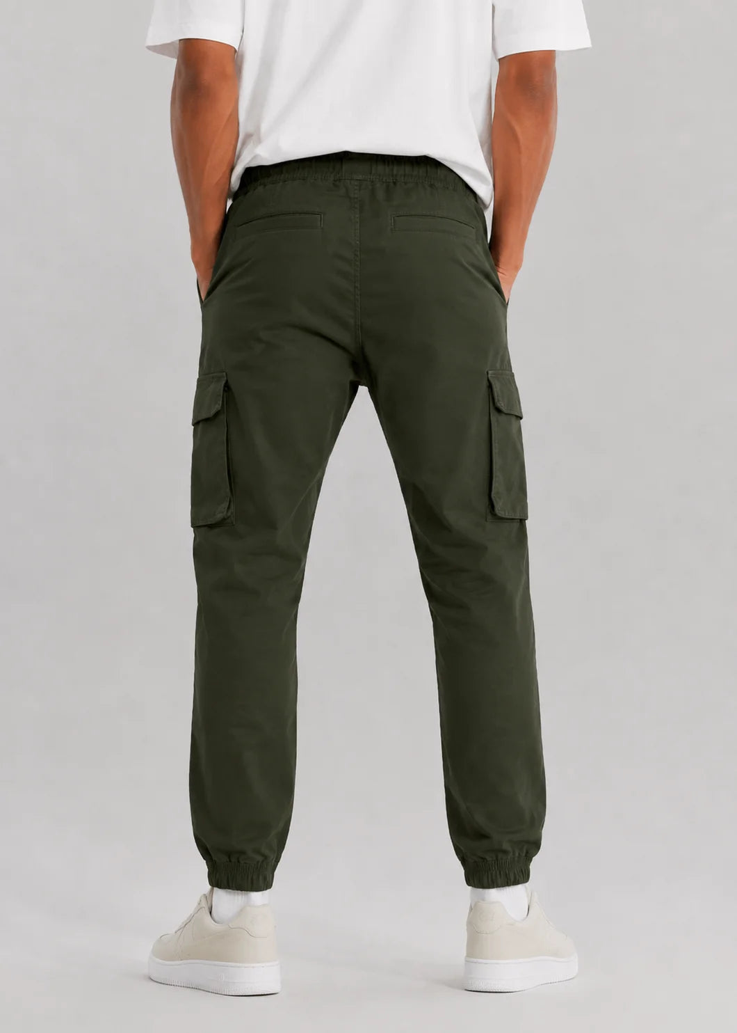 Dark Olive Utility Cargo Jogger Pant