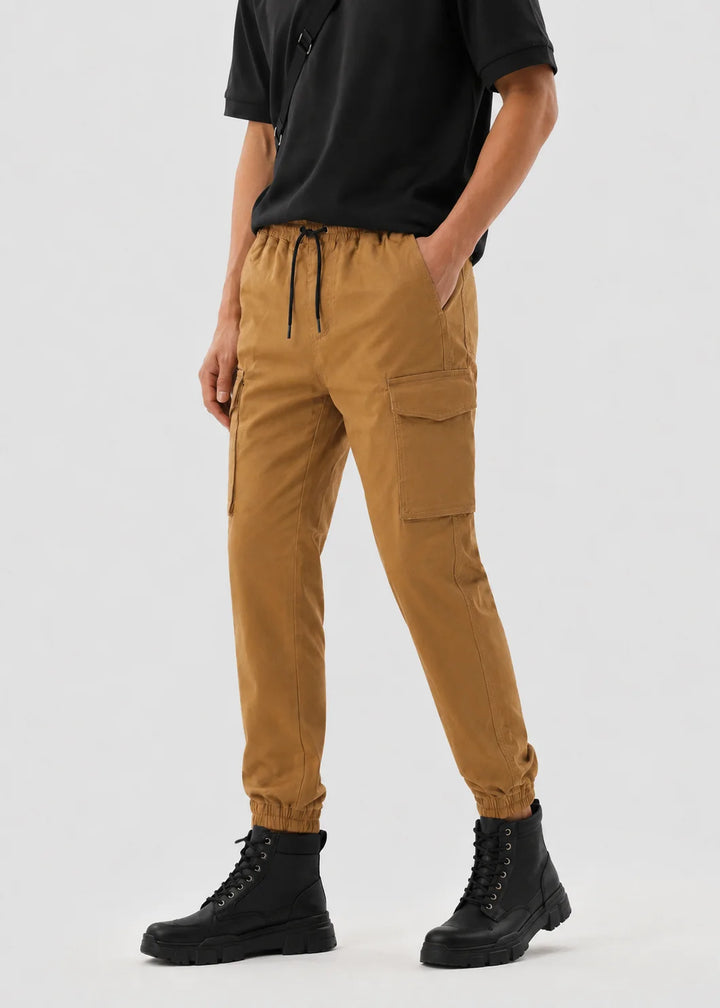 Khaki Utility Cargo Jogger Pant