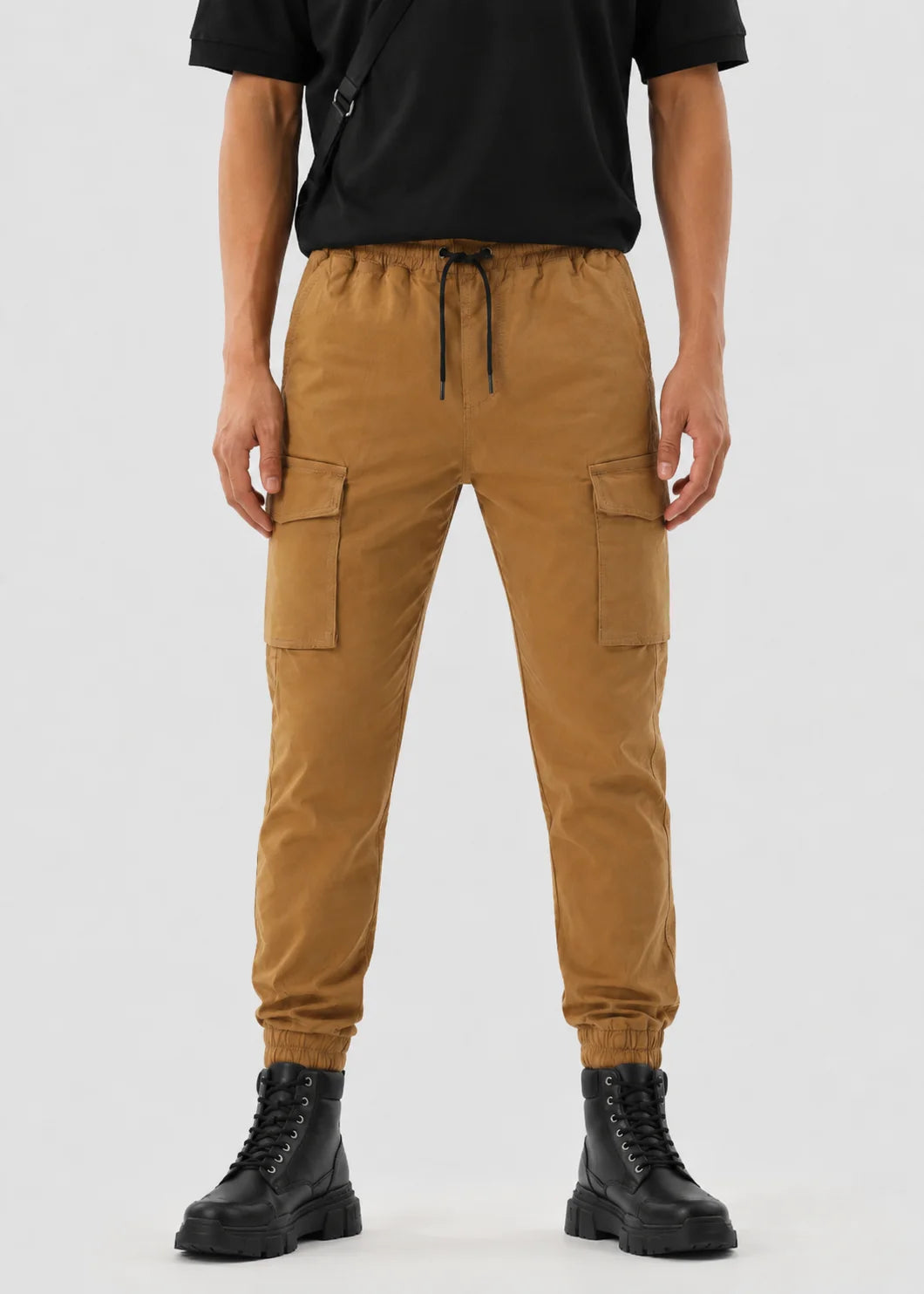 Khaki Utility Cargo Jogger Pant
