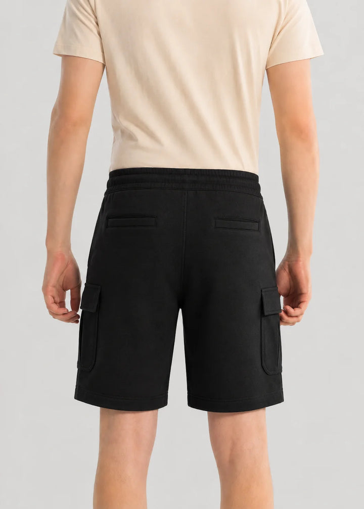 Black Cargo Midnight Shorts