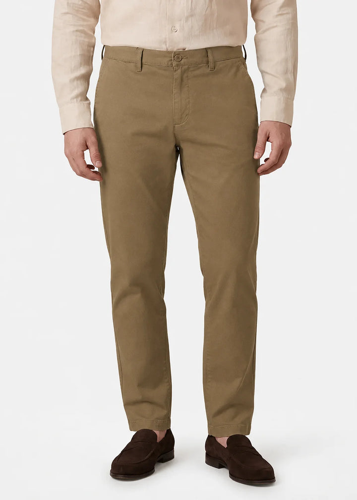 Khaki Stretch Chinos