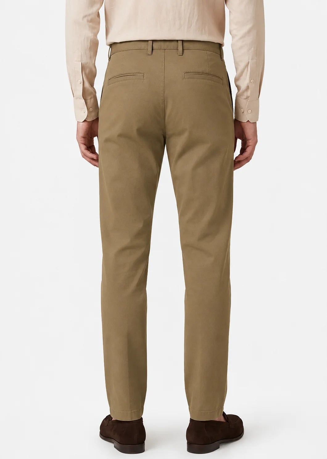 Khaki Stretch Chinos