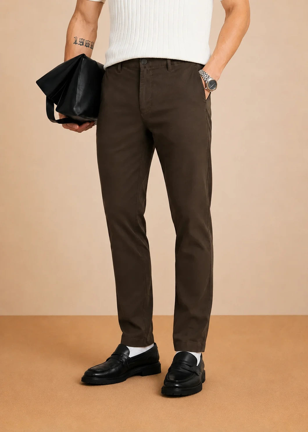 Stretch Chinos Cotton Pant