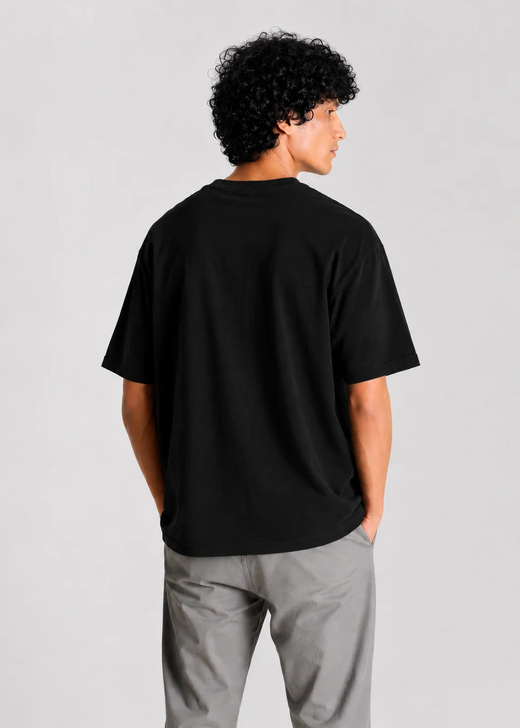Oversized Cotton Stretch T-Shirt