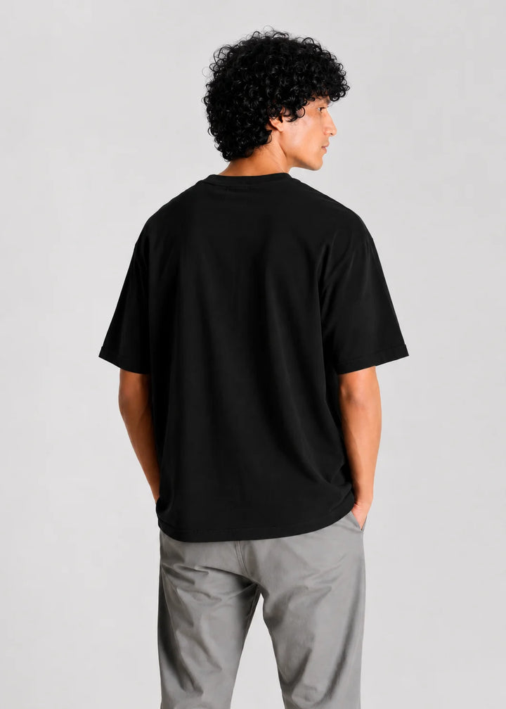 Oversized Cotton Stretch T-Shirt
