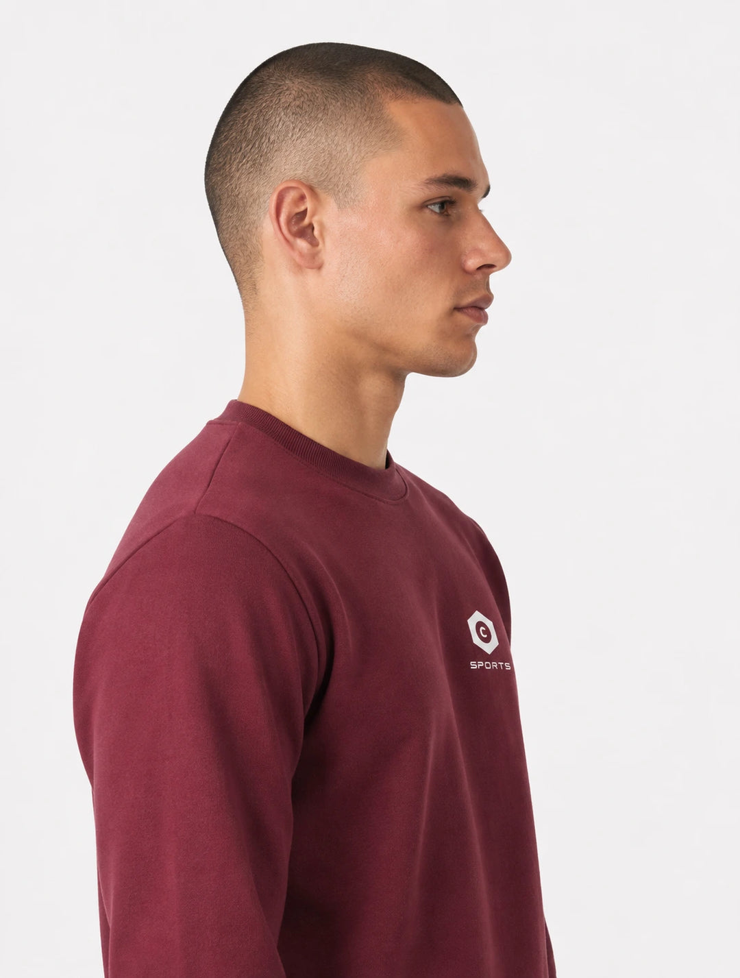 Fleece Sweatshirt Maroon