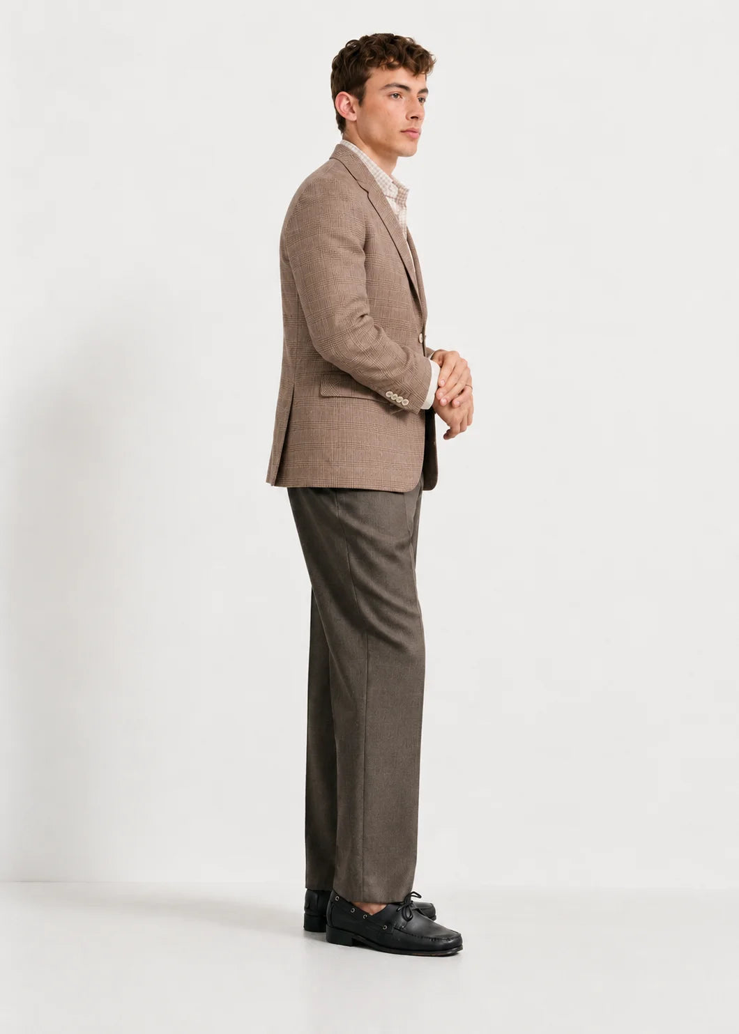 Mochaccino Check Blazer