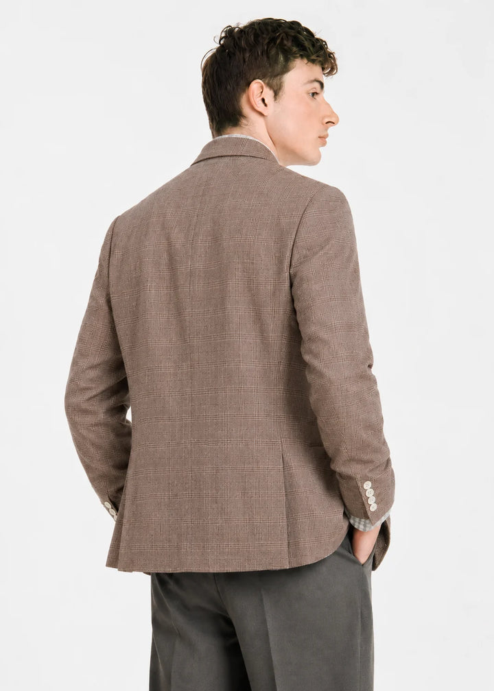 Mochaccino Check Blazer