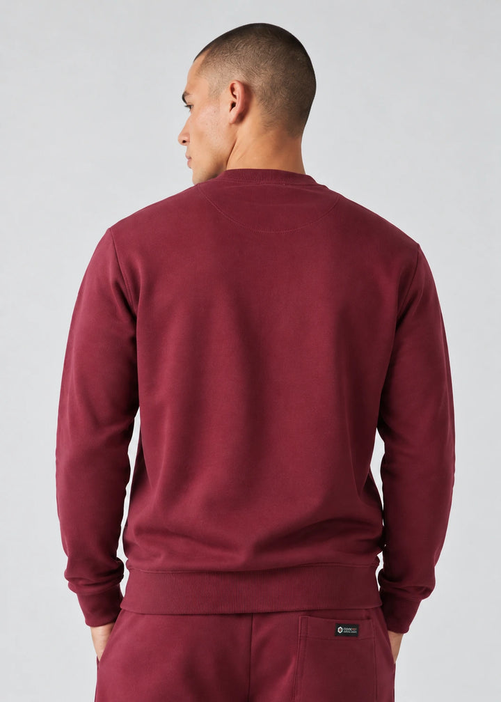 Fleece Sweatshirt Maroon