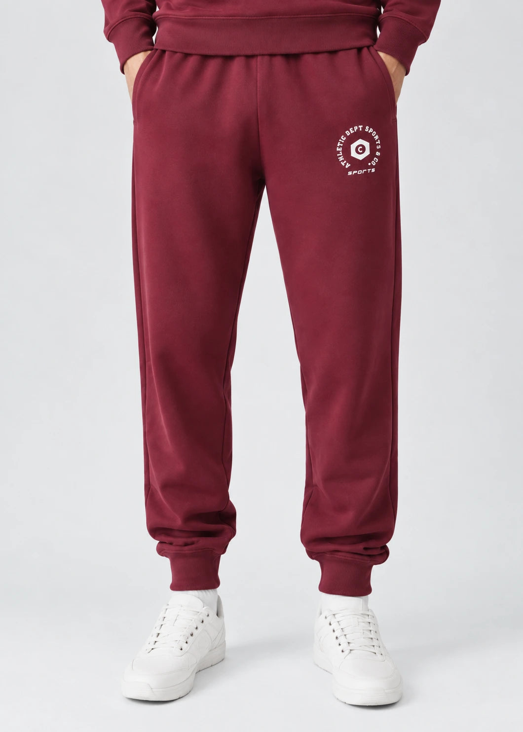 Fleece Jogger Maroon