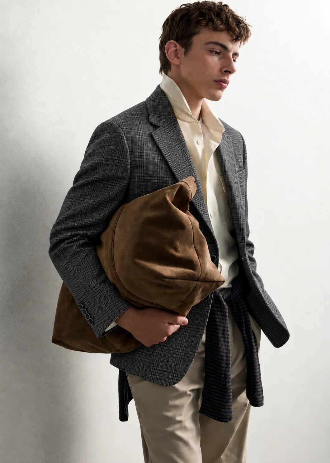 Graphite Tailored Check Blazer