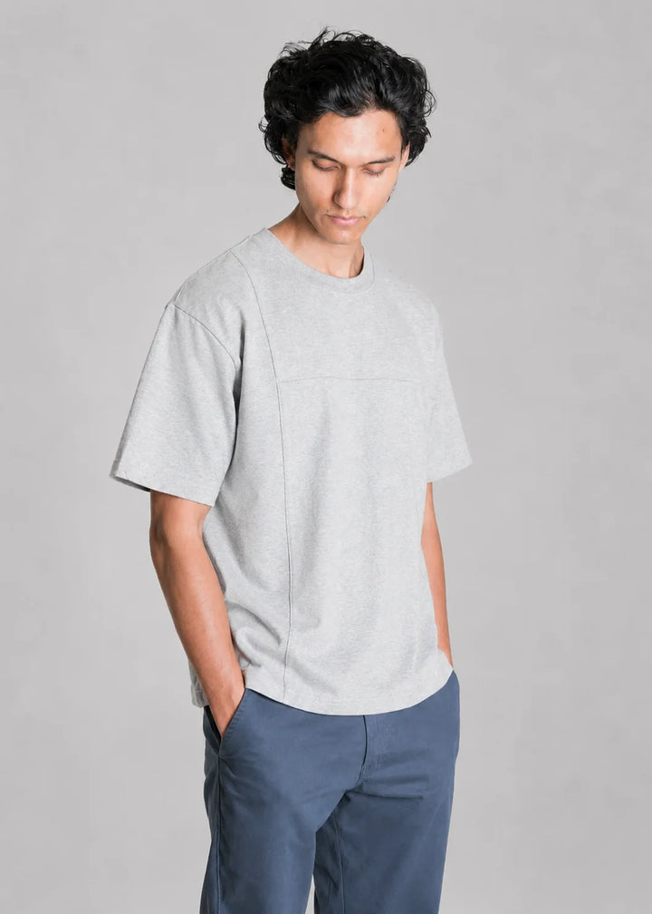 Grey Seam Detail T-Shirt