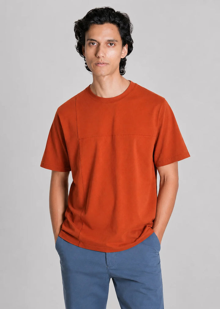 Rust Seam Detail T-Shirt