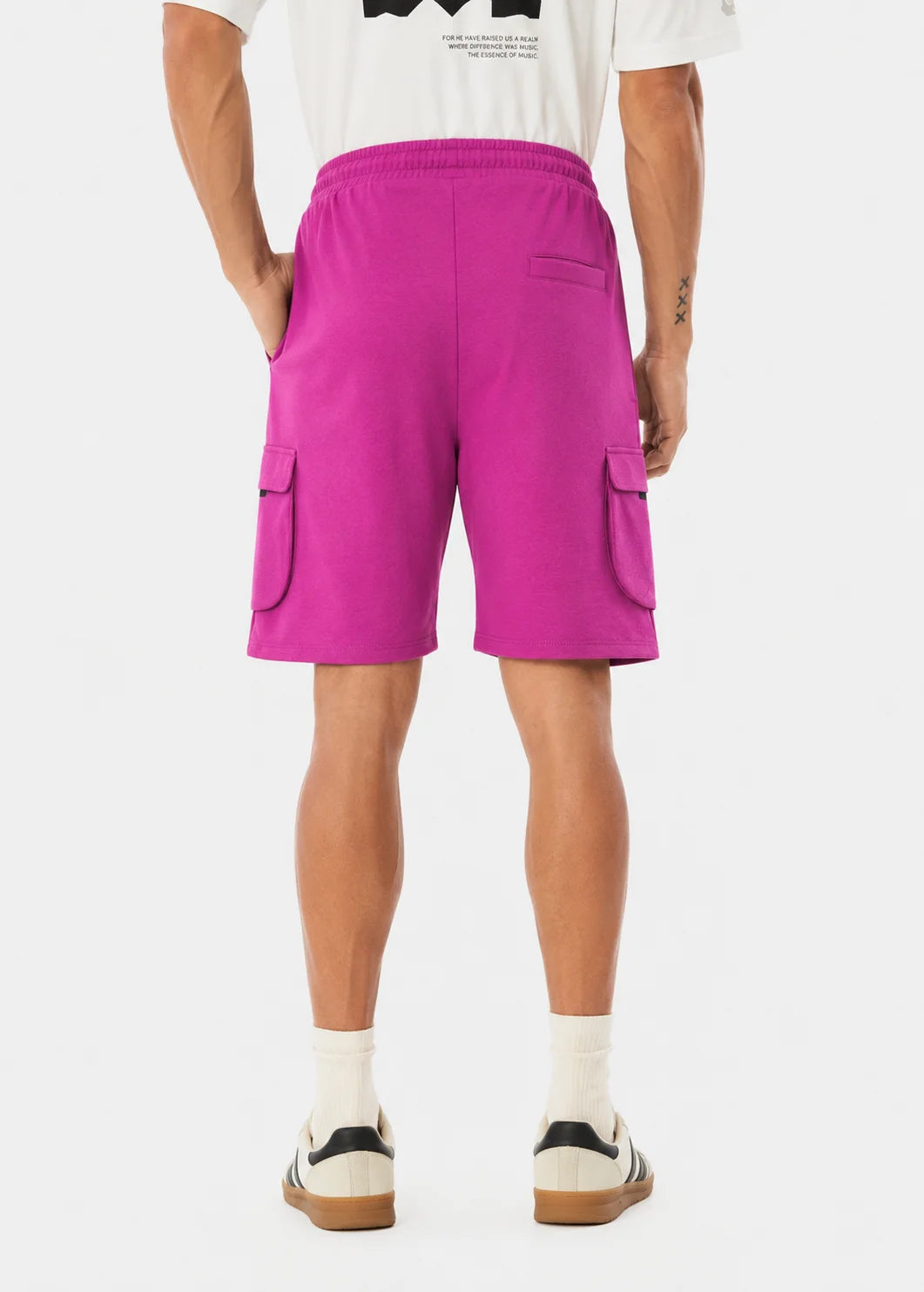 Fuchsia Cargo Resort Shorts