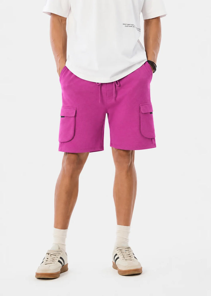 Fuchsia Cargo Resort Shorts