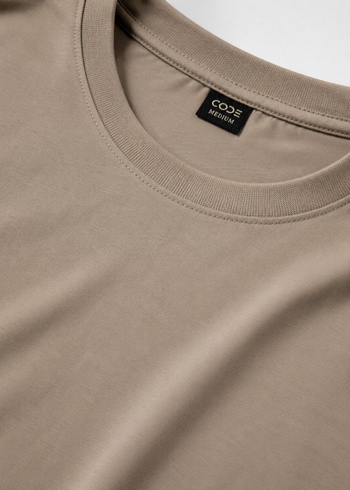 Stretch Relaxed Fit T-shirt — Khaki