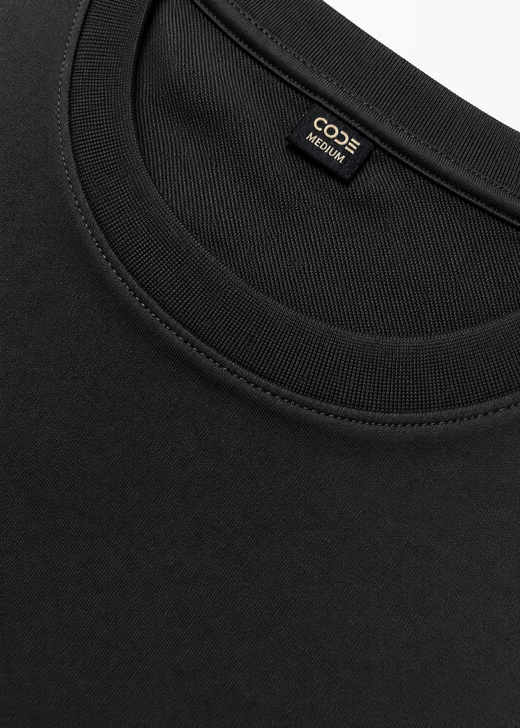 Heavy Box-Fit T-shirt — Black