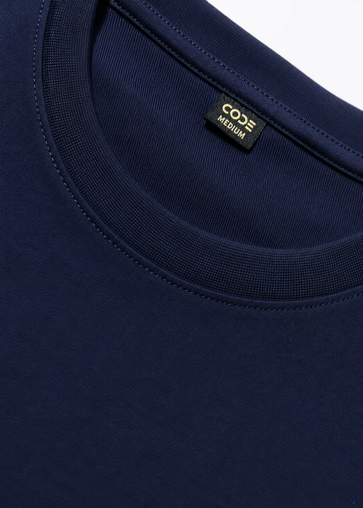 Stretch Relaxed Fit T-shirt — Navy