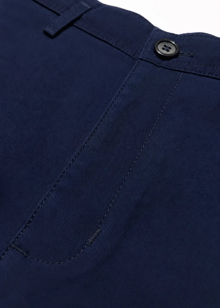 Blue Stretch Chinos Cotton Pant