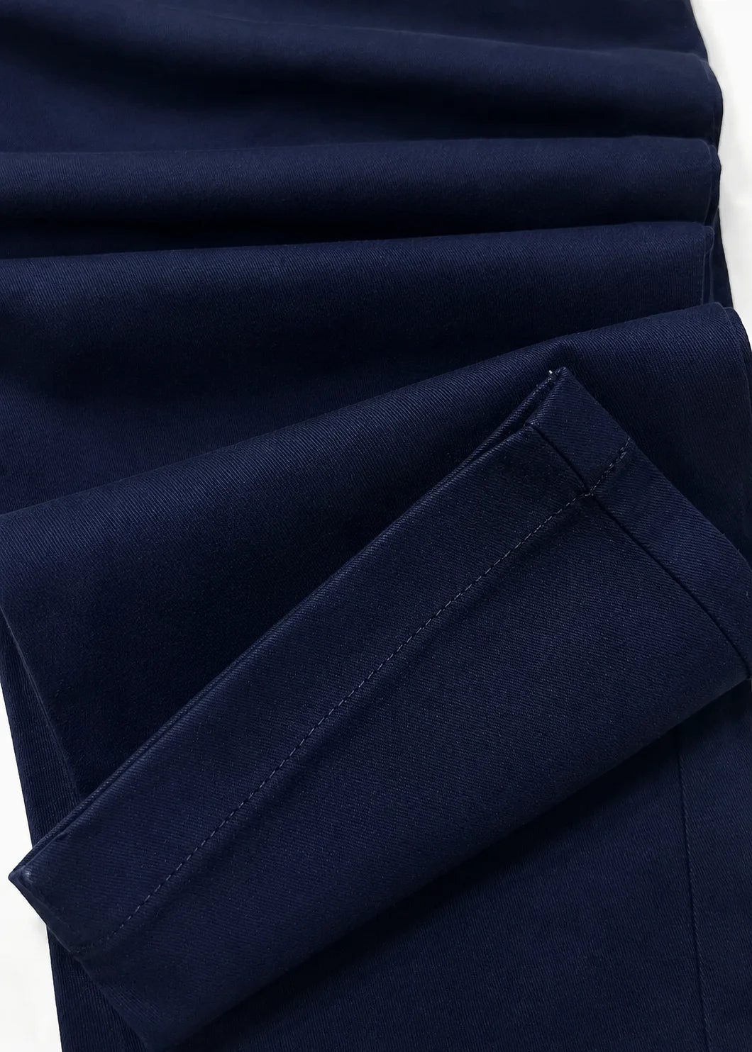 Blue Stretch Chinos Cotton Pant