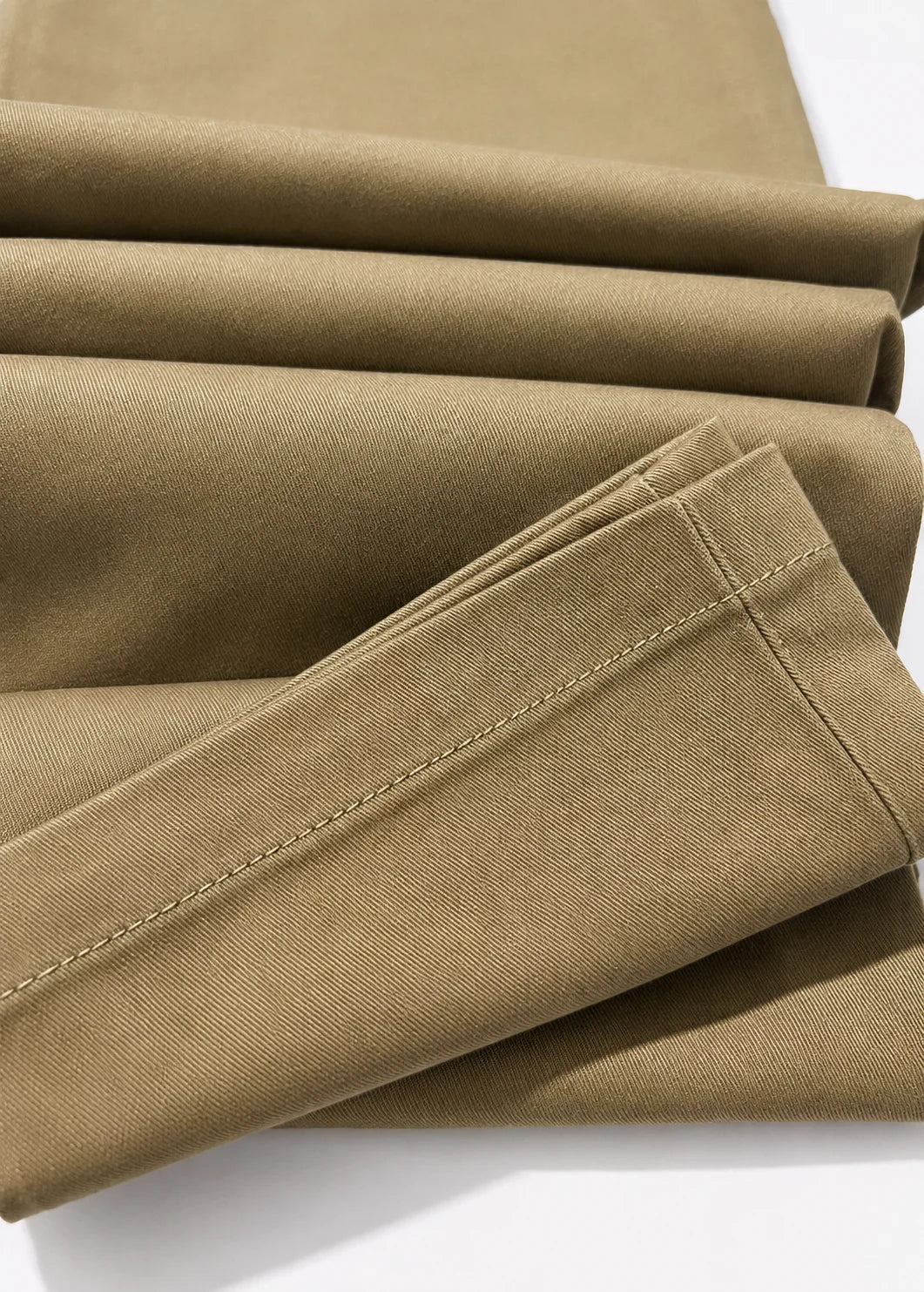 Khaki Stretch Chinos Cotton Pant