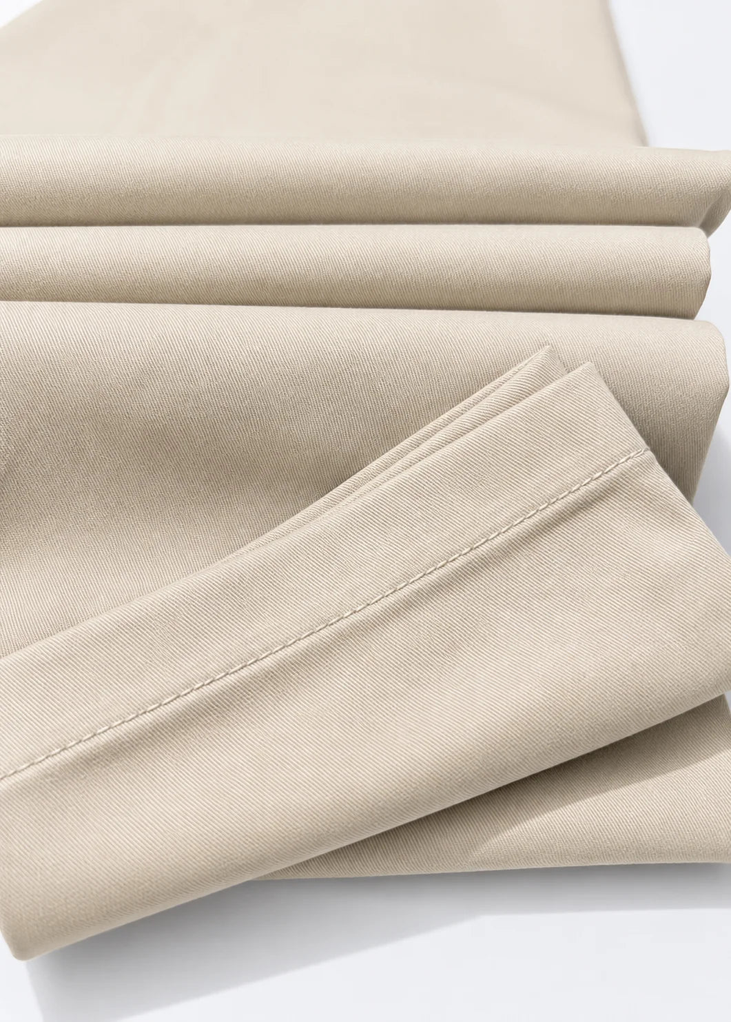 Stone Beige Stretch Chinos Cotton Pant