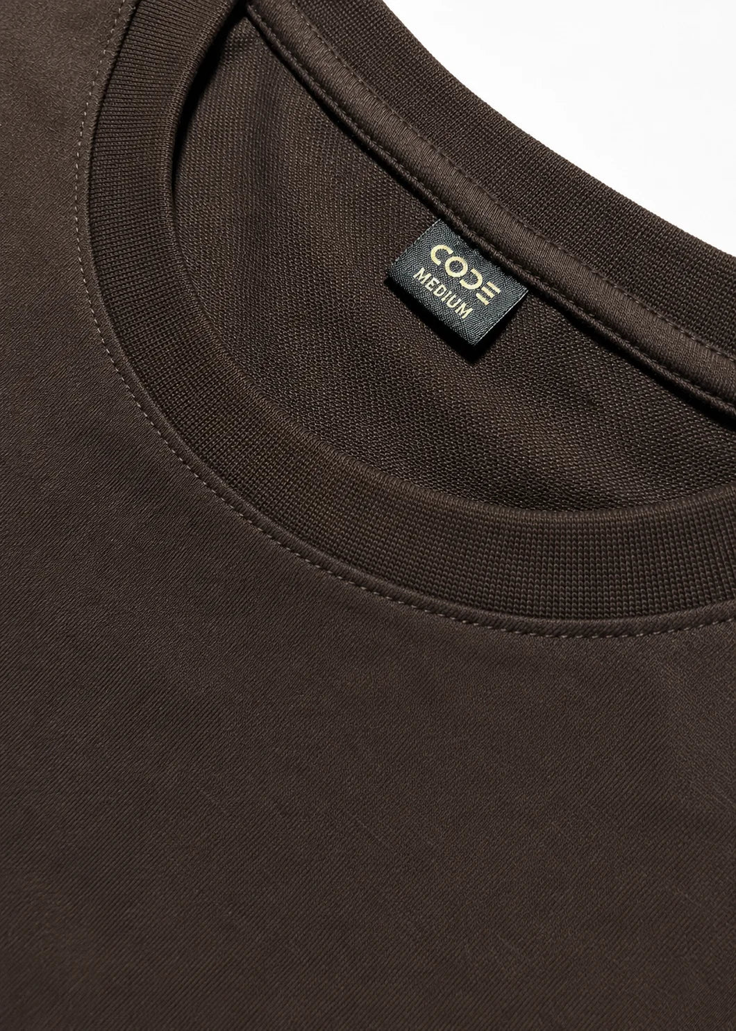Heavy Box-Fit T-shirt — Brown
