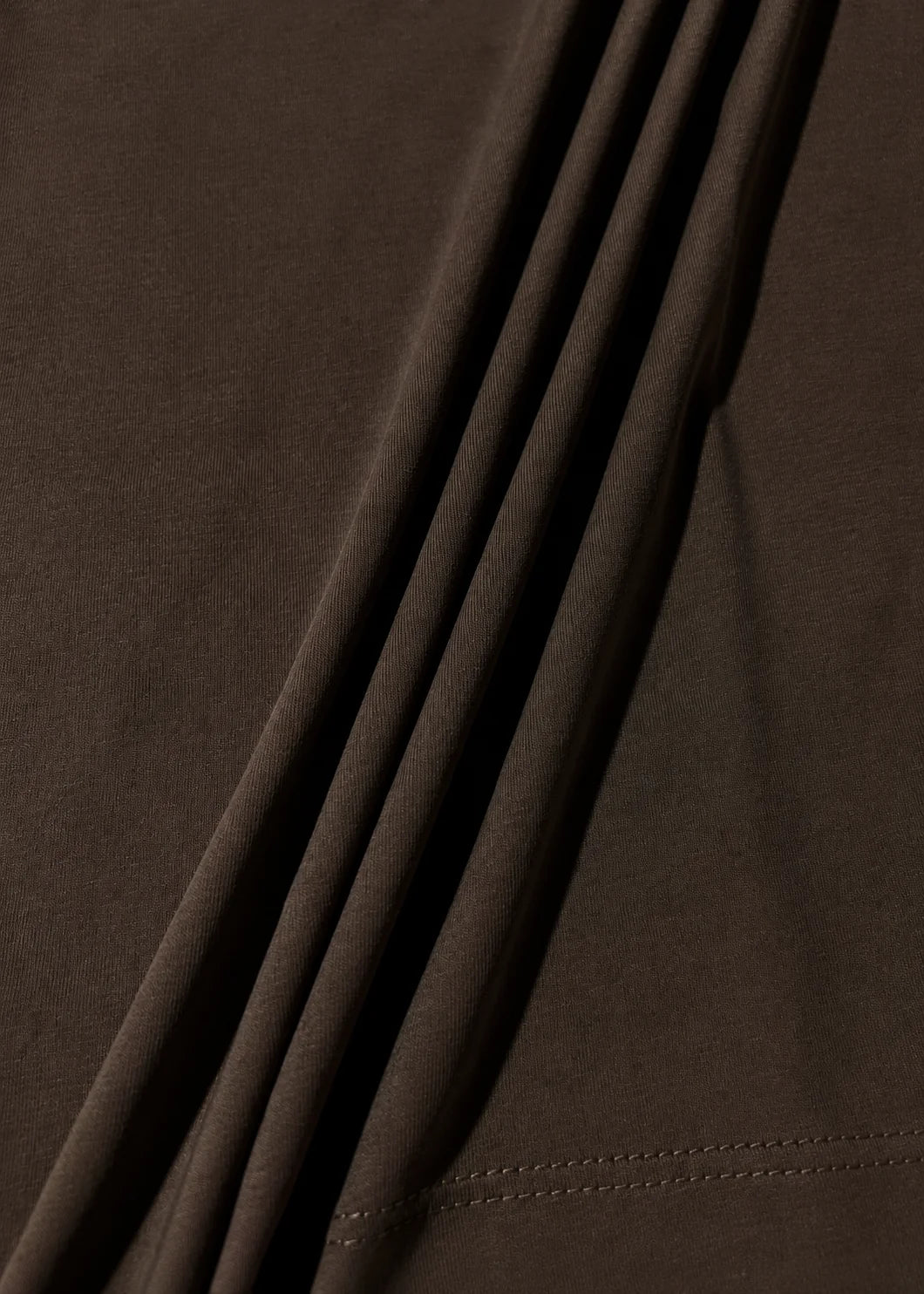 Heavy Box-Fit T-shirt — Brown