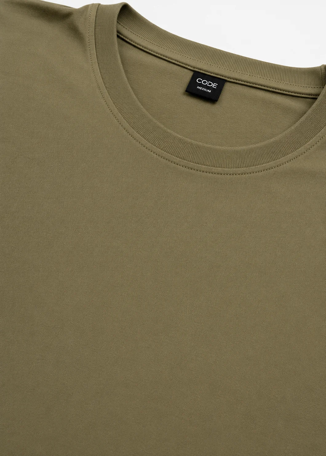 Oversized Cotton Stretch T-Shirt Pack of 2 - Tokyo-Bay & Olive Green