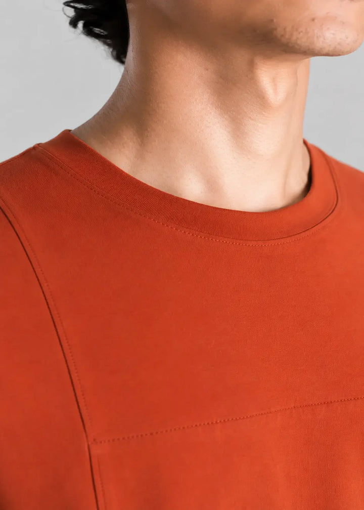 Rust Seam Detail T-Shirt