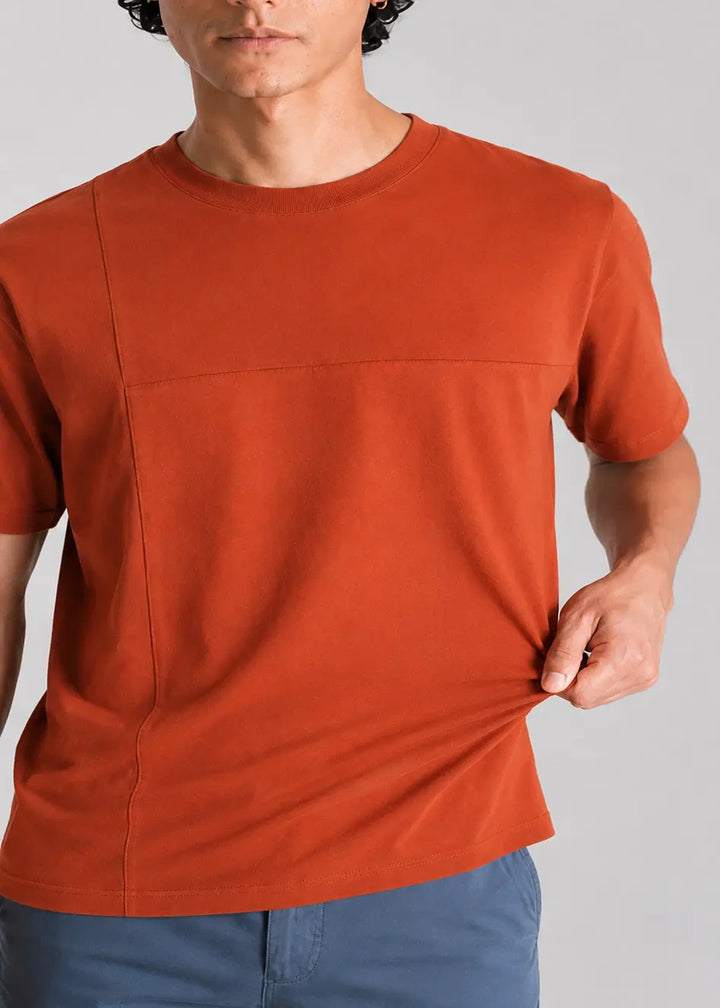 Rust Seam Detail T-Shirt