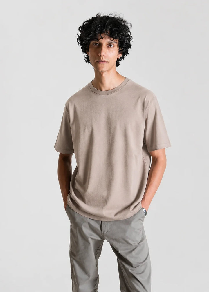 Stretch Relaxed Fit T-shirt — Khaki