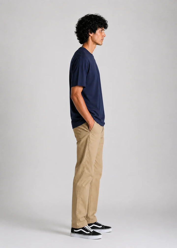 Stretch Relaxed Fit T-shirt — Navy