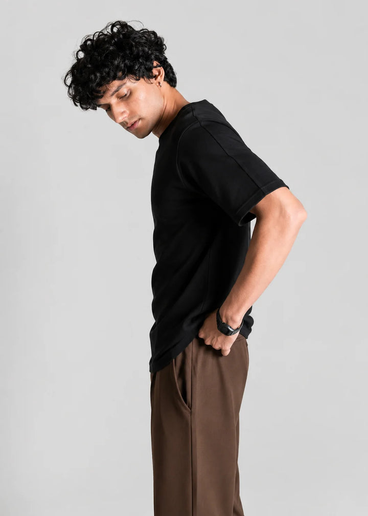 V-Neck Cotton Stretch T-Shirt