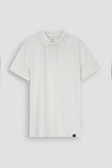White Pique Polo Shirt